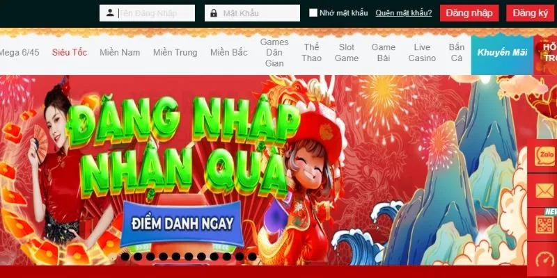 Biểu mẫu đăng nhập Lixi88 chỉ cần 2 thông tin cơ bản